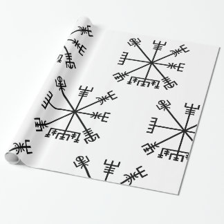Papier Cadeau Symbole Viking Vegvisir
