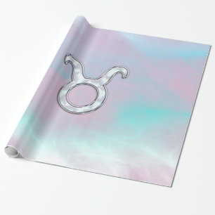 Papier Cadeau Symbole zodiaque de la mère de Pearl Taurus