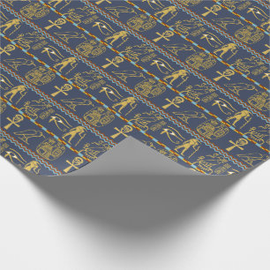 Papier Cadeau Symboles Des Hiéroglyphes Égyptiens De L'Oeil De