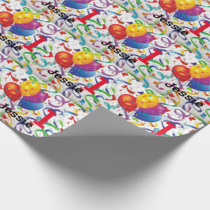 Papier Cadeau Sympa anniversaire Personnaliser le nom et l'âge d
