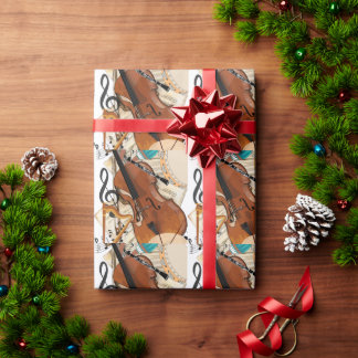 Papier Cadeau Symphonie d'instruments