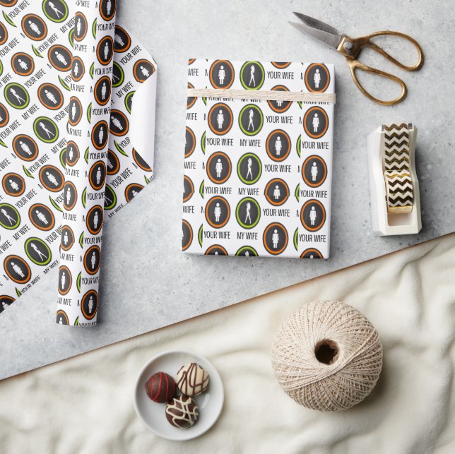 Papier Cadeau Ta Femme Ma Femme (Artisanat)