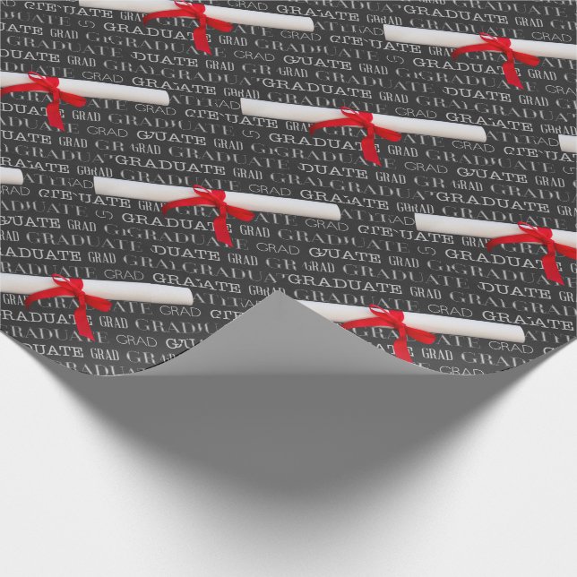 Papier Cadeau Tableau de bord et thème du diplôme (Coin)