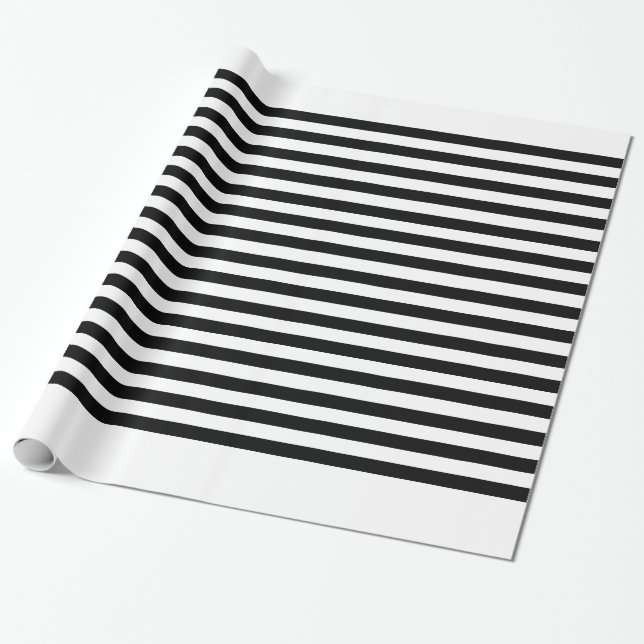 Papier Cadeau Tableau de bord - Papier noir / blanc (Déroulé)