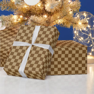 Papier Cadeau Tableau de contrôle Brown classique par Shirley Ta