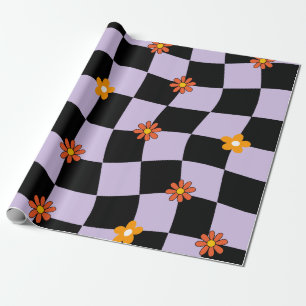 Papier Cadeau Tableau de contrôle floral de marguerite super, Wr