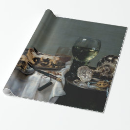 Papier Cadeau Tableau de petit déjeuner avec le tarte de
