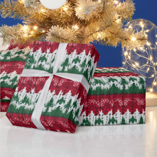Papier Cadeau Tacky Knit Ugly Christmas Sweater Design