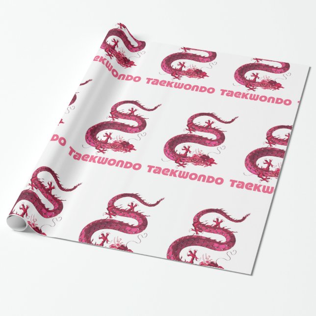 Papier Cadeau Taekwondo (Déroulé)