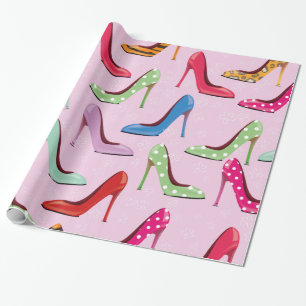 Papier Cadeau talons hauts motif