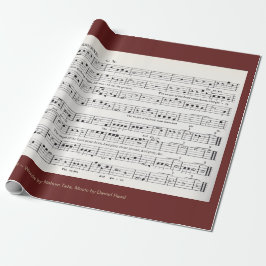 Papier Cadeau "Tandis que les bergers observaient leurs