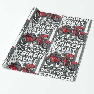 Papier Cadeau Tante de Triker de moto