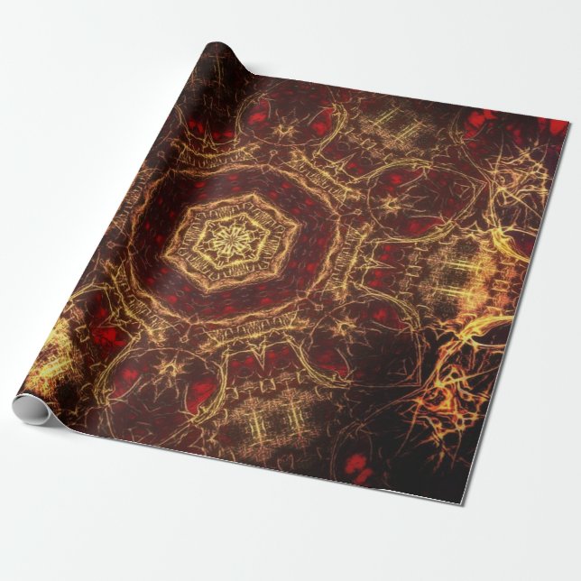 Papier Cadeau Tapis oriental (Déroulé)