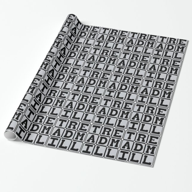 Papier Cadeau Tapis roulant, Équipement de fitness (Déroulé)