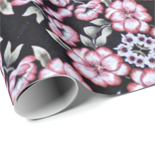 Papier Cadeau Tapisserie florale