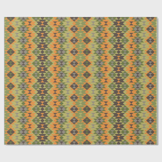 Papier Cadeau Tapisserie Tribale Bohème Graphique Géométrique