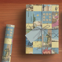 Tarot tiré main vintage Pastel