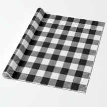 Tartan à carreaux Noël Nouvel An Blanc Noir Rétro