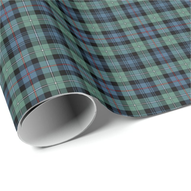 Papier Cadeau Tartan antique du clan Mackenzie (Coin rond)