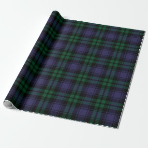 Papier Cadeau Tartan Black Watch, Plaid