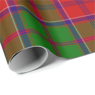 Papier Cadeau Tartan Clan Grant