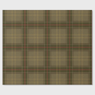 Papier Cadeau Tartan Classique en Tabac