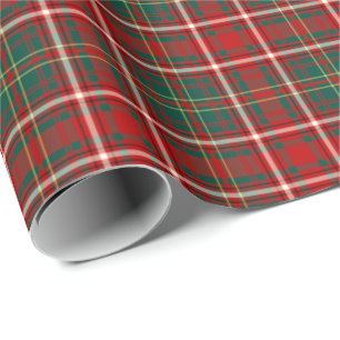 Papier Cadeau Tartan de clan de foin