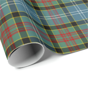 Papier Cadeau Tartan de clan de Paisley