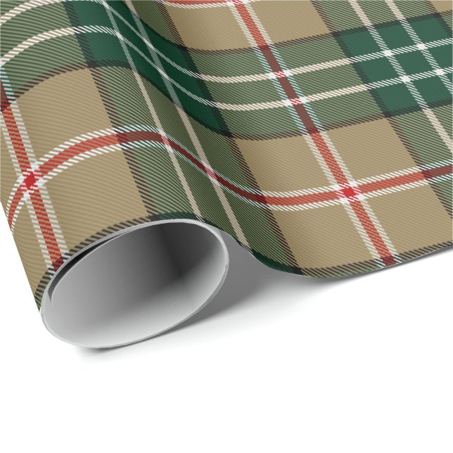 Papier Cadeau Tartan de MacShane (Coin rond)
