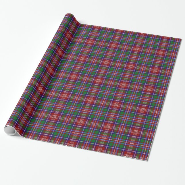 Papier Cadeau Tartan de Ritchie de clan (Déroulé)