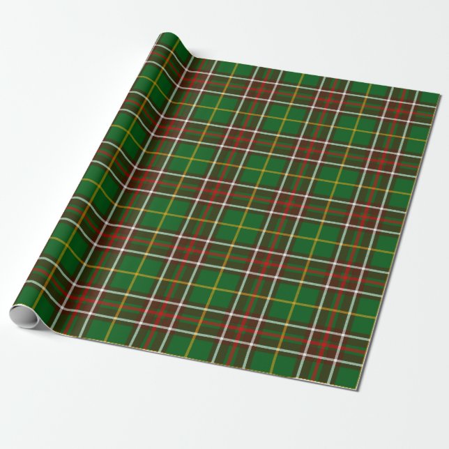 Papier Cadeau Tartan de Terre-Neuve (Déroulé)