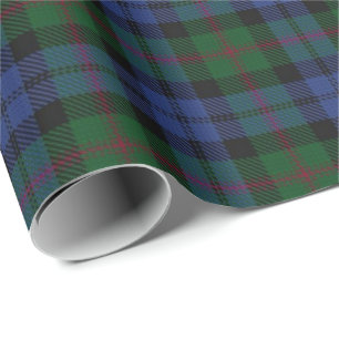 Papier Cadeau Tartan d'écossais de Baird de clan