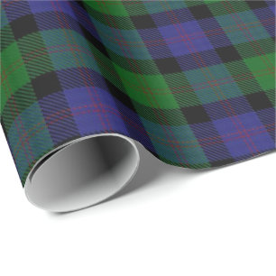 Papier Cadeau Tartan d'écossais de Blair de clan