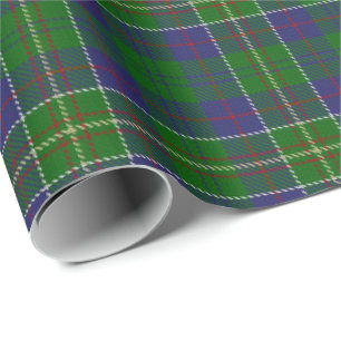 Papier Cadeau Tartan d'écossais de chasseur de clan