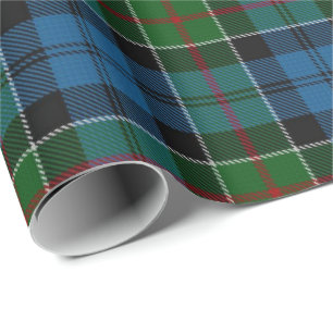 Papier Cadeau Tartan d'écossais de Colquhoun de clan