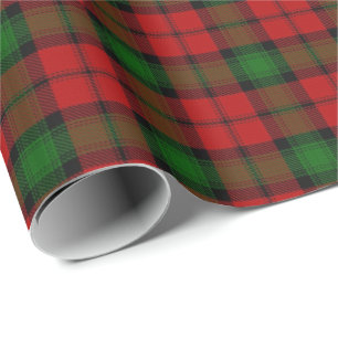 Papier Cadeau Tartan d'écossais de Kerr de clan