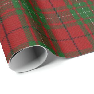 Papier Cadeau Tartan d'écossais de MacAulay de clan
