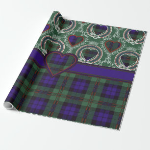 Papier Cadeau Tartan d'écossais de plaid de clan de Dundas