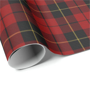 Papier Cadeau Tartan d'écossais de Wallace de clan