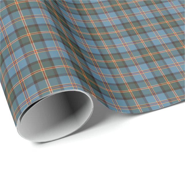 Papier Cadeau Tartan d'état de Hawaii (Coin rond)