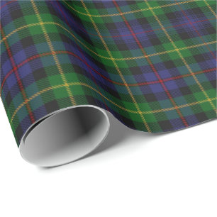 Papier Cadeau Tartan écossais de Farquharson de clan