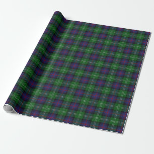 Papier Cadeau Tartan écossais de Sutherland de clan