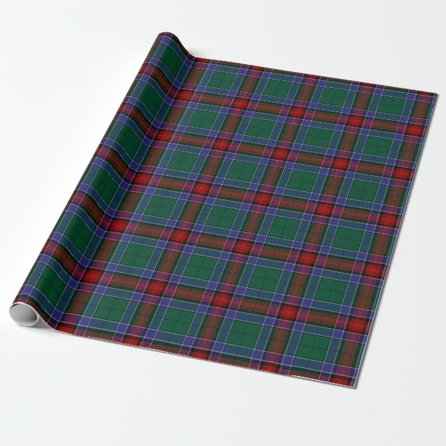 Papier Cadeau Tartan Plaid (Déroulé)