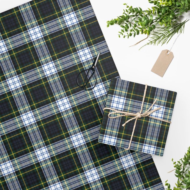 Papier Cadeau Tartan Plaid Clan Gordon Motif écossais (Clan Gordon Tartan Plaid Rustic  Elegant Wrapping Paper)
