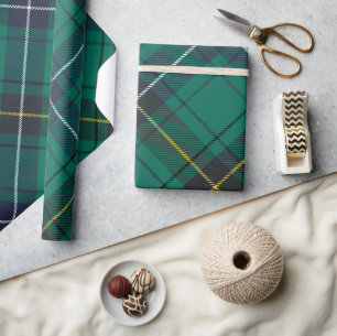 Papier Cadeau Tartan Plaid Clan Henderson Motif de famille
