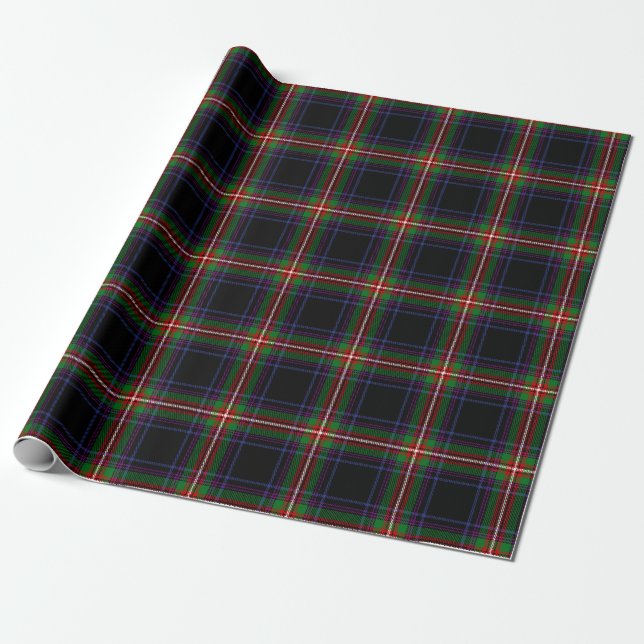 Papier Cadeau Tartan Plaid du clan écossais Watt (Déroulé)