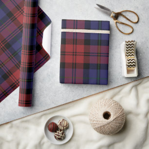 Papier Cadeau Tartan Rustique Plaid Classique