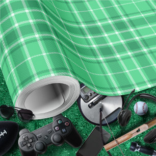 Papier Cadeau Tartan - Vert vert foncé à vert foncé