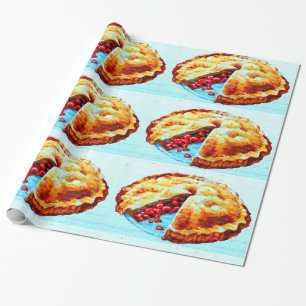 Papier Cadeau tarte à cerise