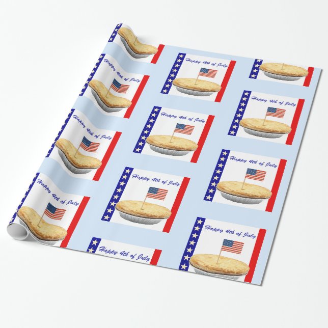 Papier Cadeau Tarte américaine (Déroulé)